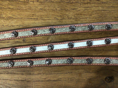 Hatband Cowhide Concho